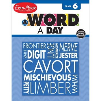 Paperback A Word a Day, Grade 6 Teacher Edition Book