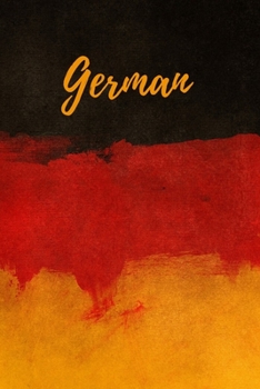 German : Vocabulary Notebook (110 Pages, Lined, 6 X 9)