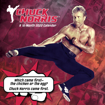 Calendar 2022 Chuck Norris Wall Book