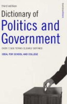 Paperback Dictionary of Politics and Government Book