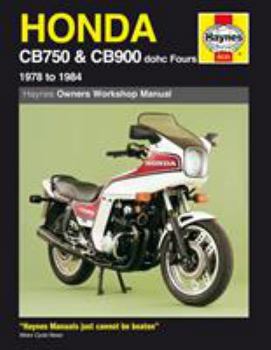 Paperback Honda Owners Workshop Manual: Cb750 & Cb900 Dohc Fours 1978 to 1984 Book