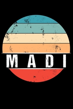 Paperback Madi: 100 Pages 6 'x 9' -Dot Graph Paper Journal Manuscript - Planner - Scratchbook - Diary Book