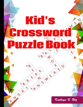 Paperback Kid's Crossword Puzzle Book: Large-Print Best Puzzle Book