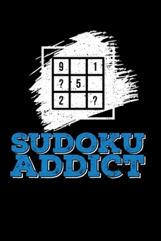 Paperback Sudoku Addict: Funny Blank Lined Journal Notebook, 150 Pages, Soft Matte Cover, 6 x 9 Book