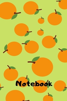 Notebook : Orange notebook 120 white paper lined for writing - Black Math, Physics, Science Exercise BookFor Students, Kids, Teens, Boys, Girls