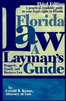 Paperback Florida Law: A Layman's Guide Book
