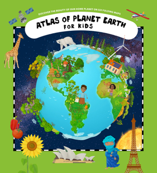 Hardcover Atlas of Planet Earth: For Kids Book