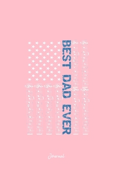 Journal: Dot Grid Journal - American Flag Music-Note Dads Cool Christmas Gift - Pink Dotted Diary, Planner, Gratitude, Writing, Travel, Goal, Bullet Notebook