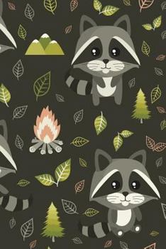 Paperback Racoon Notebook: Dot Grid Journal, Softcover (6x9 Inches) with 120 Pages Book