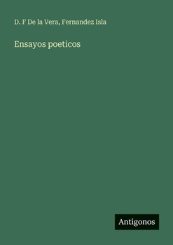 Paperback Ensayos poeticos [Spanish] Book