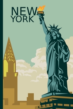 New York: Vintage Style Notebook for Journaling, Home, School, Work, Travel Diary