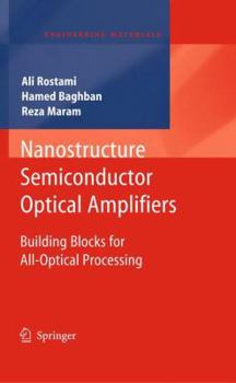 Paperback Nanostructure Semiconductor Optical Amplifiers: Building Blocks for All-Optical Processing Book