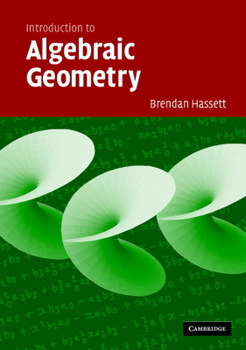 Paperback Introduction to Algebraic Geometry Book