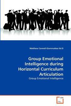 Paperback Group Emotional Intelligence during Horizontal Curriculum Articulation Book