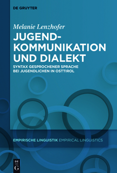 Hardcover Jugendkommunikation und Dialekt [German] Book