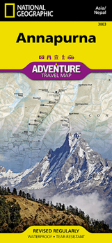 Map Annapurna Map [Nepal] (National Geographic Adventure Map, 3003) [French] Book