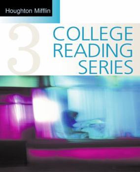 Paperback Houghton Mifflin College Reading Series, Book 3 Book