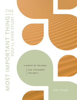 Paperback The Most Important Thing You'll Ever Study: A Survey of the Bible: Old Testament, Vol. 2 Book
