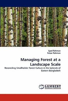 Paperback Managing Forest at a Landscape Scale Book