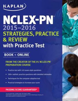 Paperback NCLEX-PN 2015-2016 Strategies, Practice, and Review with Practice Test Book