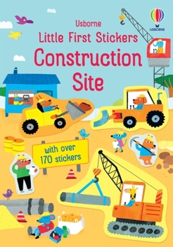 Paperback Little First Stickers Construction Site Book