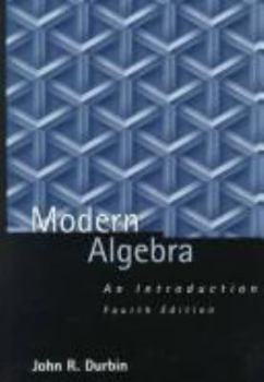 Hardcover Modern Algebra: An Introduction Book