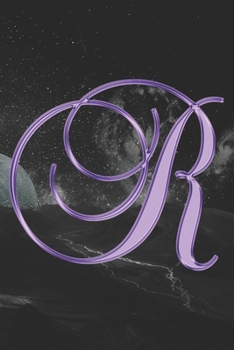 R Journal: A Monogram R Initial Capital Letter Notebook For Writing And Notes: Great Personalized Gift For All First, Middle, Or Last Names (Red Maroon Gold Smoke Fire Swirl Print)