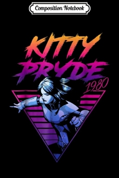 Composition Notebook: Marvel X-Men Kitty Pryde Retro Neon Triangle Graphic  Journal/Notebook Blank Lined Ruled 6x9 100 Pages