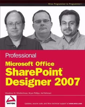 Paperback Professional Microsoft Sharepoint Designer 2007 Book