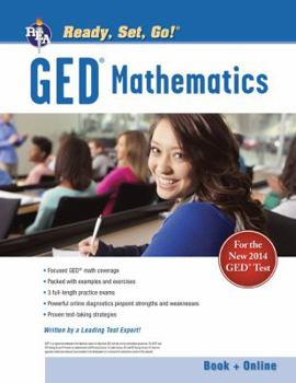 Paperback GED(R) Math Test Tutor, for the 2014 GED(R) Test Book