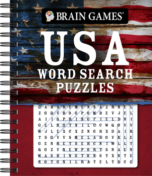 Spiral-bound Brain Games - USA Word Search Puzzles (#5): Volume 5 Book