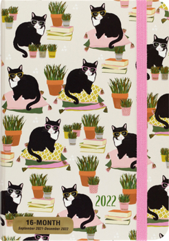 Hardcover 2022 Smarty Cats Weekly Planner (16-Month Engagement Calendar) Book