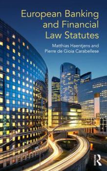 Paperback European Banking and Financial Law Statutes Book