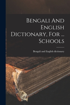 Paperback Bengali And English Dictionary, For ... Schools Book