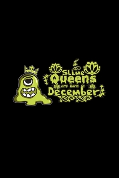 Slime queens december: 6x9 SLIMEY | blank with numbers paper | notebook | notes
