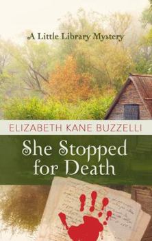 Paperback She Stopped for Death [Large Print] Book