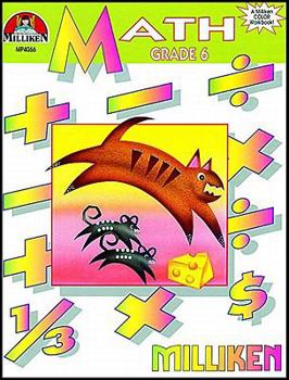 Paperback Math Workbook - Grade 6 Book