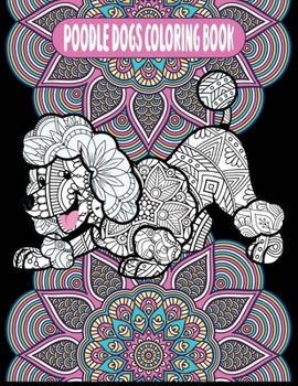 Paperback poodle dogs coloring book