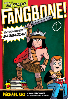 Paperback Fangbone! Third-Grade Barbarian Book