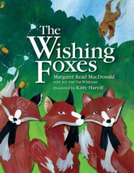 Hardcover The Wishing Foxes Book