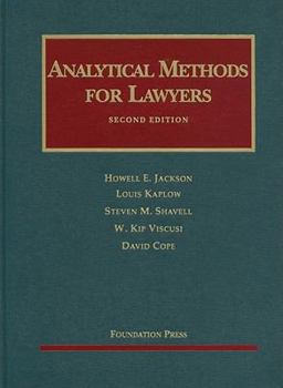 Hardcover Analytical Methods for Lawyers (University Casebook Series) Book