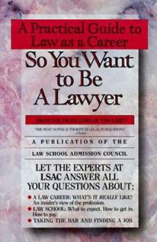 Paperback So You Want to Be a Lawyer Book