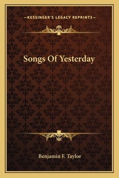 Paperback Songs Of Yesterday Book