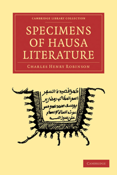 Paperback Specimens of Hausa Literature Book