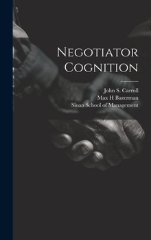 Hardcover Negotiator Cognition Book