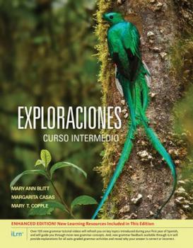 Paperback Exploraciones Curso Intermedio, Enhanced Book