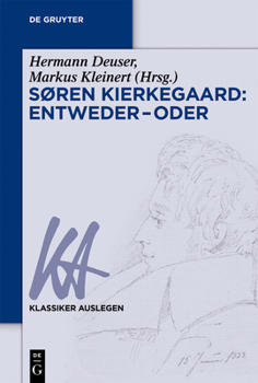Paperback Søren Kierkegaard: Entweder - Oder [German] Book