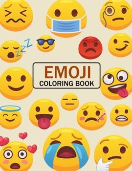 Paperback Emoji Coloring Book: Emoji Coloring Book For Kids Book