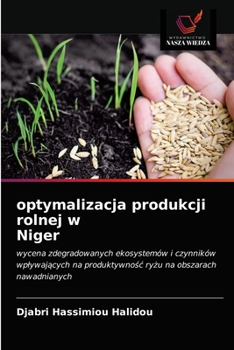 Paperback optymalizacja produkcji rolnej w Niger [Polish] Book