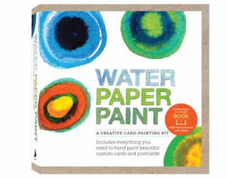 Hardcover Water Paper Paint: A Creative Card-Painting Kit Book